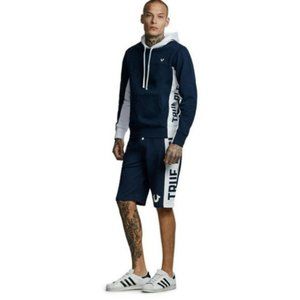 True Religion Men's XXL Side Logo Sweat Shorts